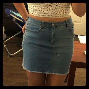 Denim skirt